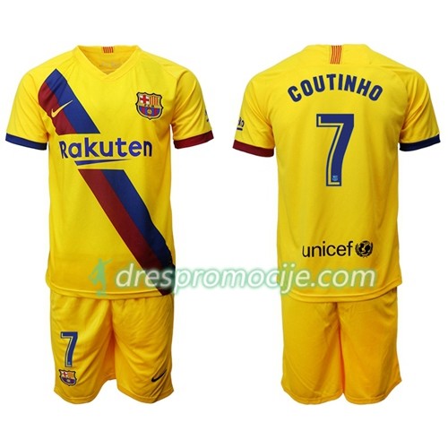 FC Barcelona Dres Philippe Coutinho 7 Dječji Gostujući 2019/2020 Kratkih Rukava FC Barcelona Dres Philippe Coutinho 7 Dječji Gostujući 2019/2020 Kratkih Rukava